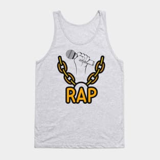 Microphone Rap chain Tank Top